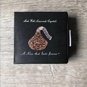 Swarovski Crystal Hershey Kiss Charm Bracelet